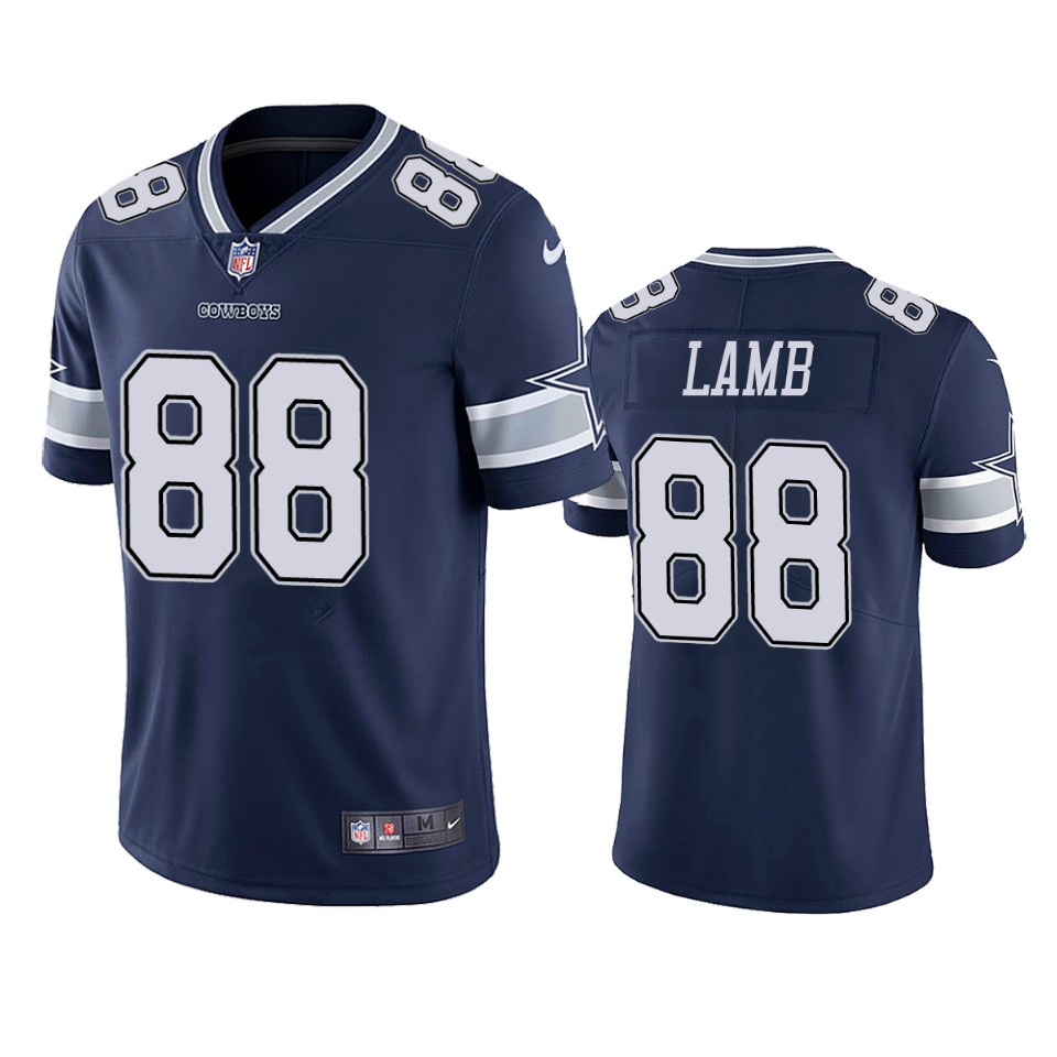 men's cowboys ceedee lamb navy vapor limited jersey