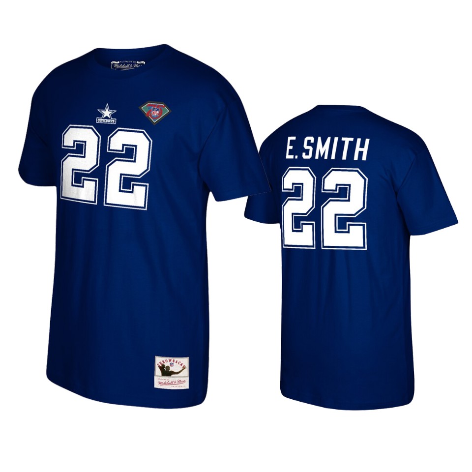men's cowboys emmitt smith navy 1994 retired player t shirt