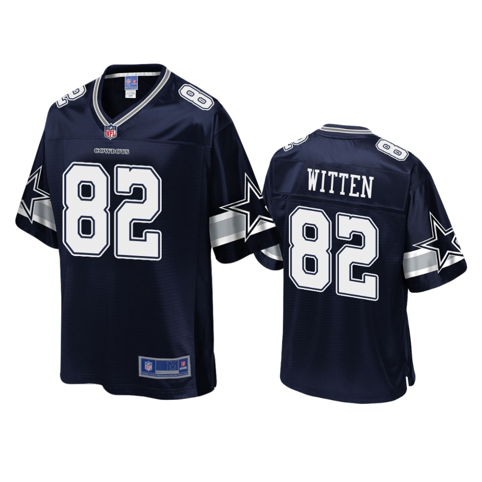men's cowboys jason witten navy pro line jersey