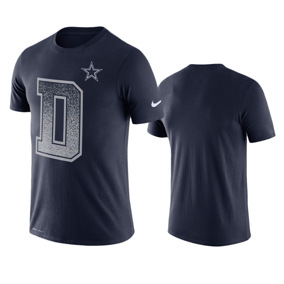 men's cowboys navy local verbiage performance t shirt