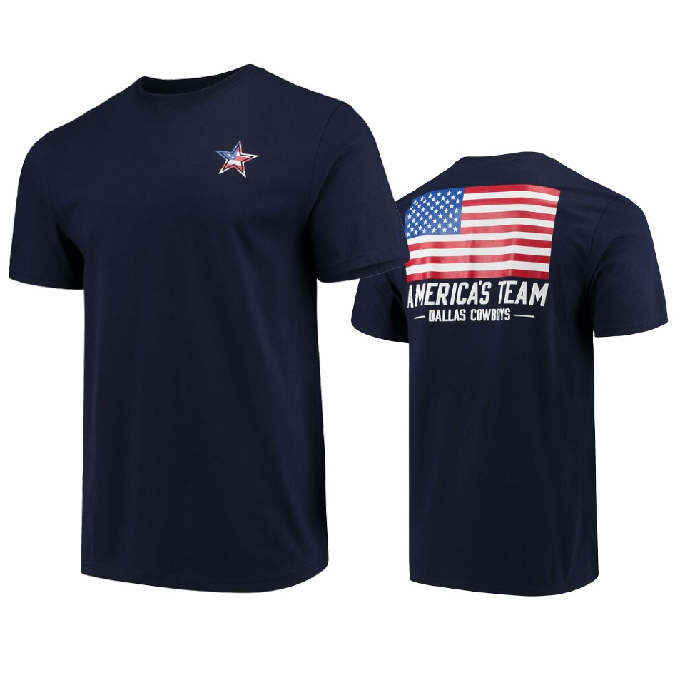 men's cowboys navy national flag ernest t shirt