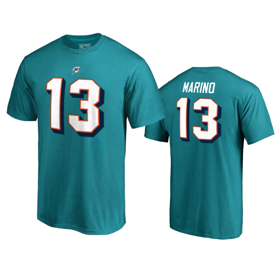men's dan marino aqua authentic stack t shirt