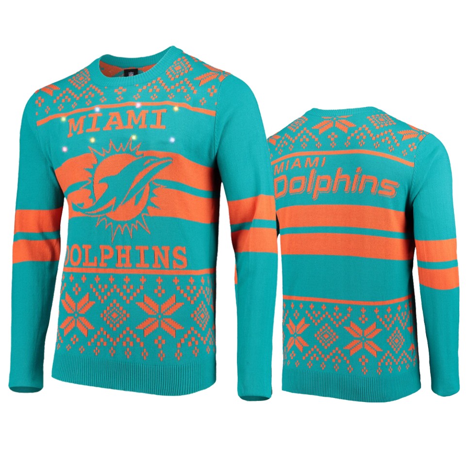 men's dolphins aqua 2019 ugly christmas sweater
