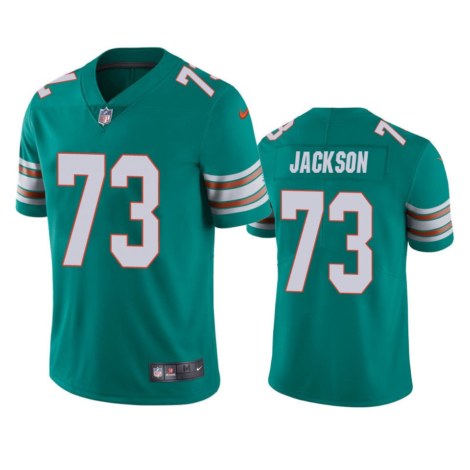 men's dolphins austin jackson aqua alternate vapor limited jersey
