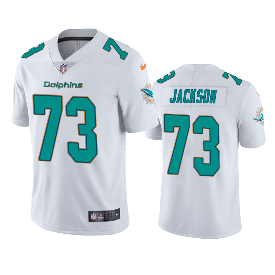men's dolphins austin jackson white vapor limited jersey