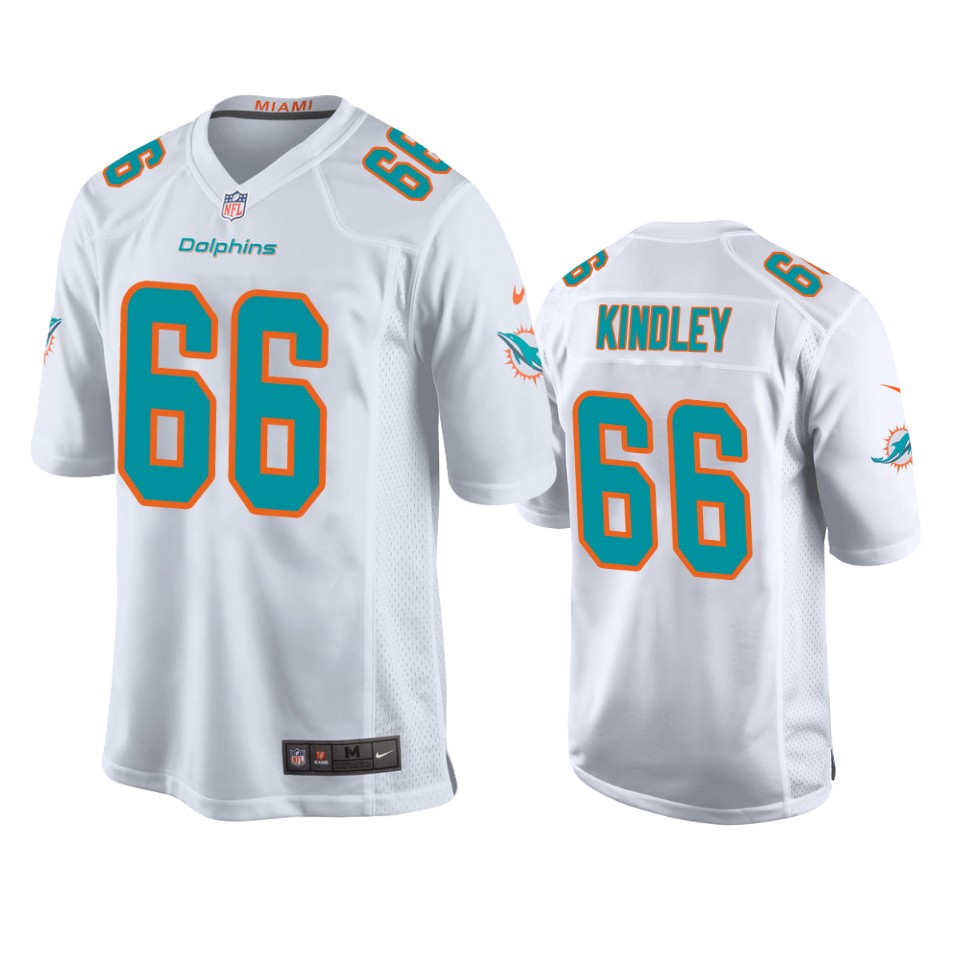 men's dolphins solomon kindley white game jersey