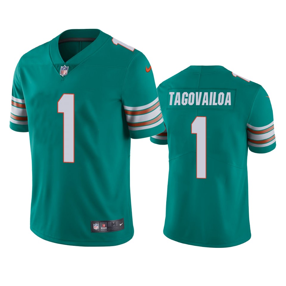 men's dolphins tua tagovailoa aqua alternate vapor limited jersey