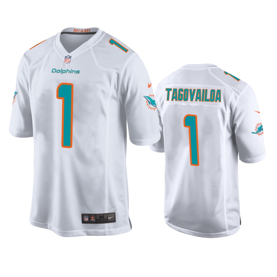 men's dolphins tua tagovailoa white game jersey