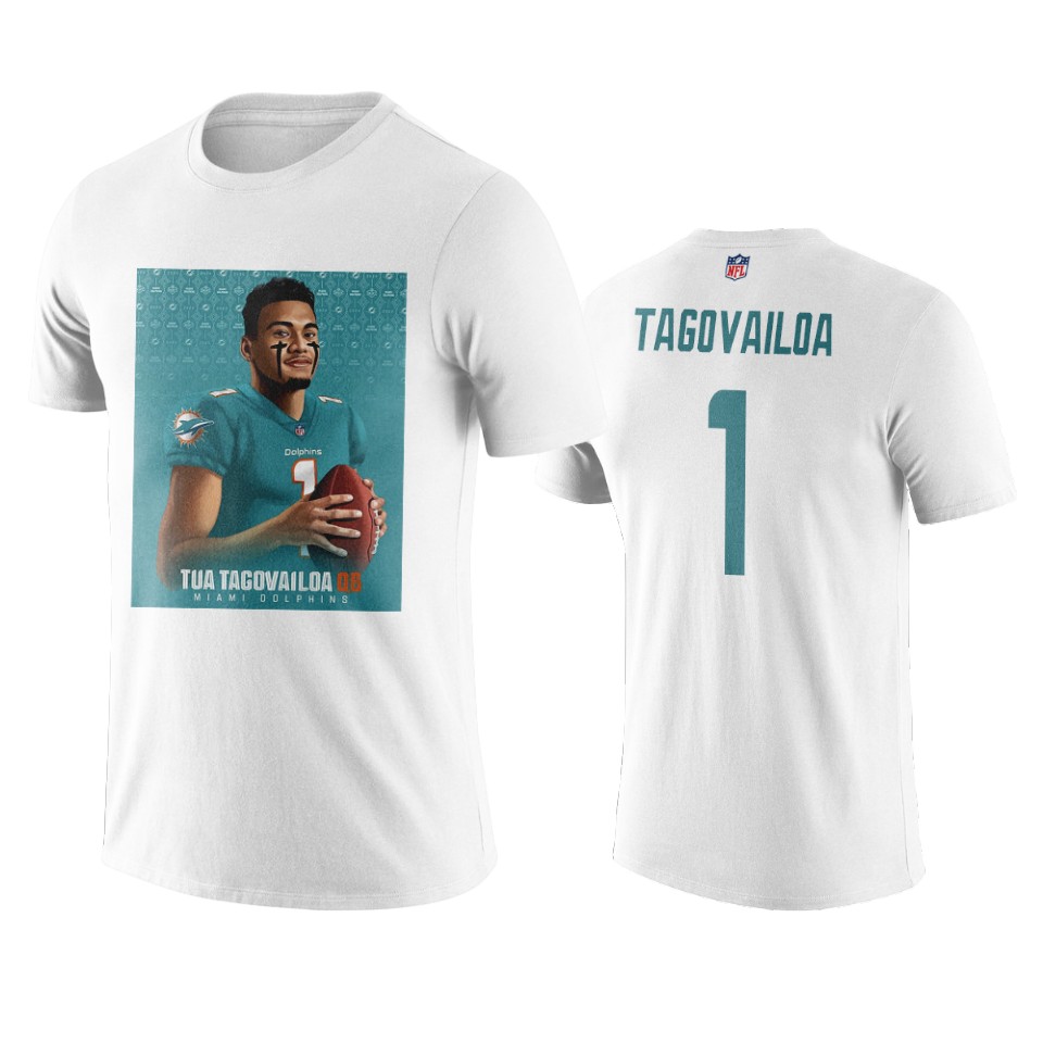 men's dolphins tua tagovailoa white player graphic t shirt