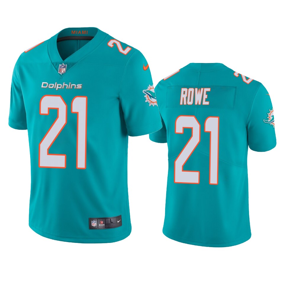 men's eric rowe dolphins aqua vapor jersey