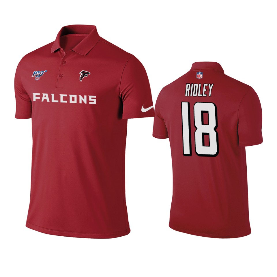 men's-falcons-calvin-ridley-red-100th-season-polo