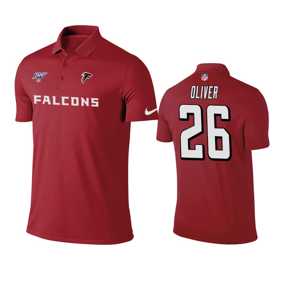 men's-falcons-isaiah-oliver-red-100th-season-polo