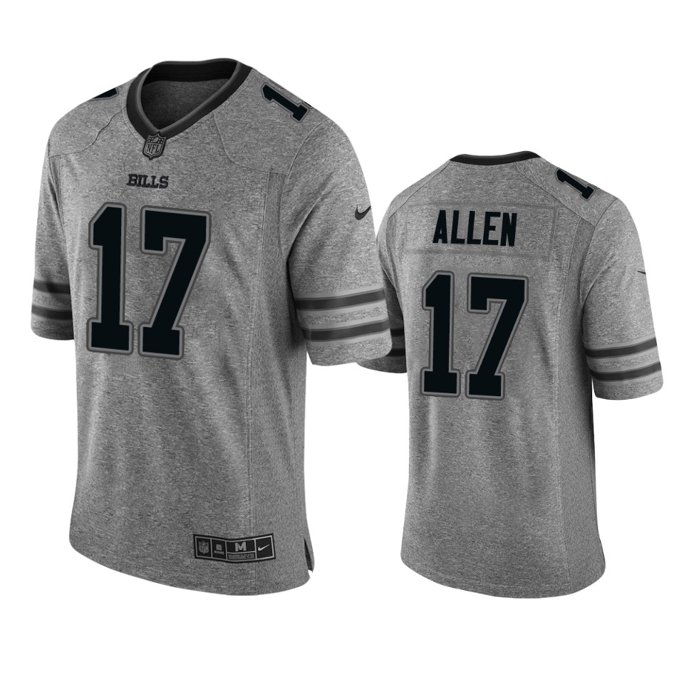 men's gray josh allen jersey