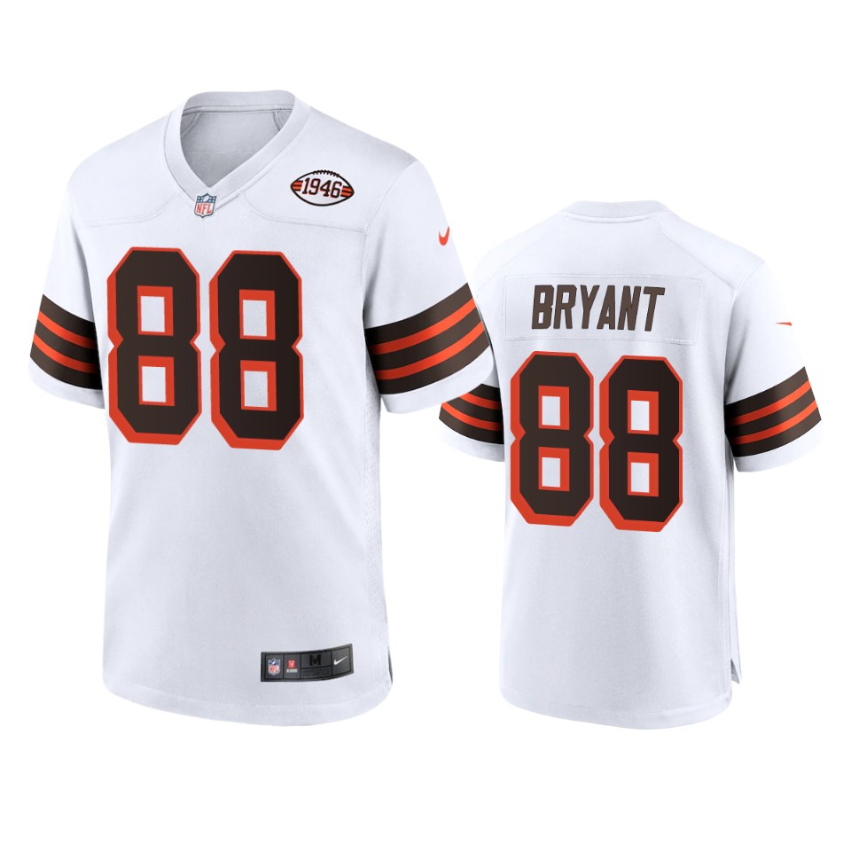 men's harrison bryant browns white alternate game 1946 collection jersey