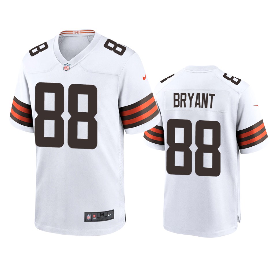 men's harrison bryant browns white game jersey