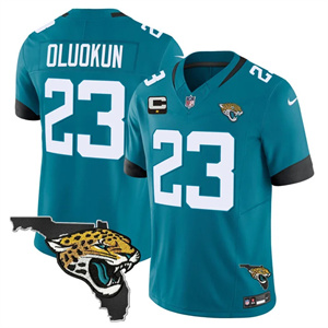 men's jacksonville jaguars florida patch vapor jersey - all stitched foyesade oluokun23_副本