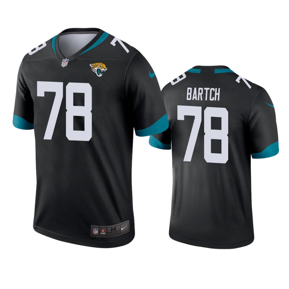 men's jaguars ben bartch black legend jersey