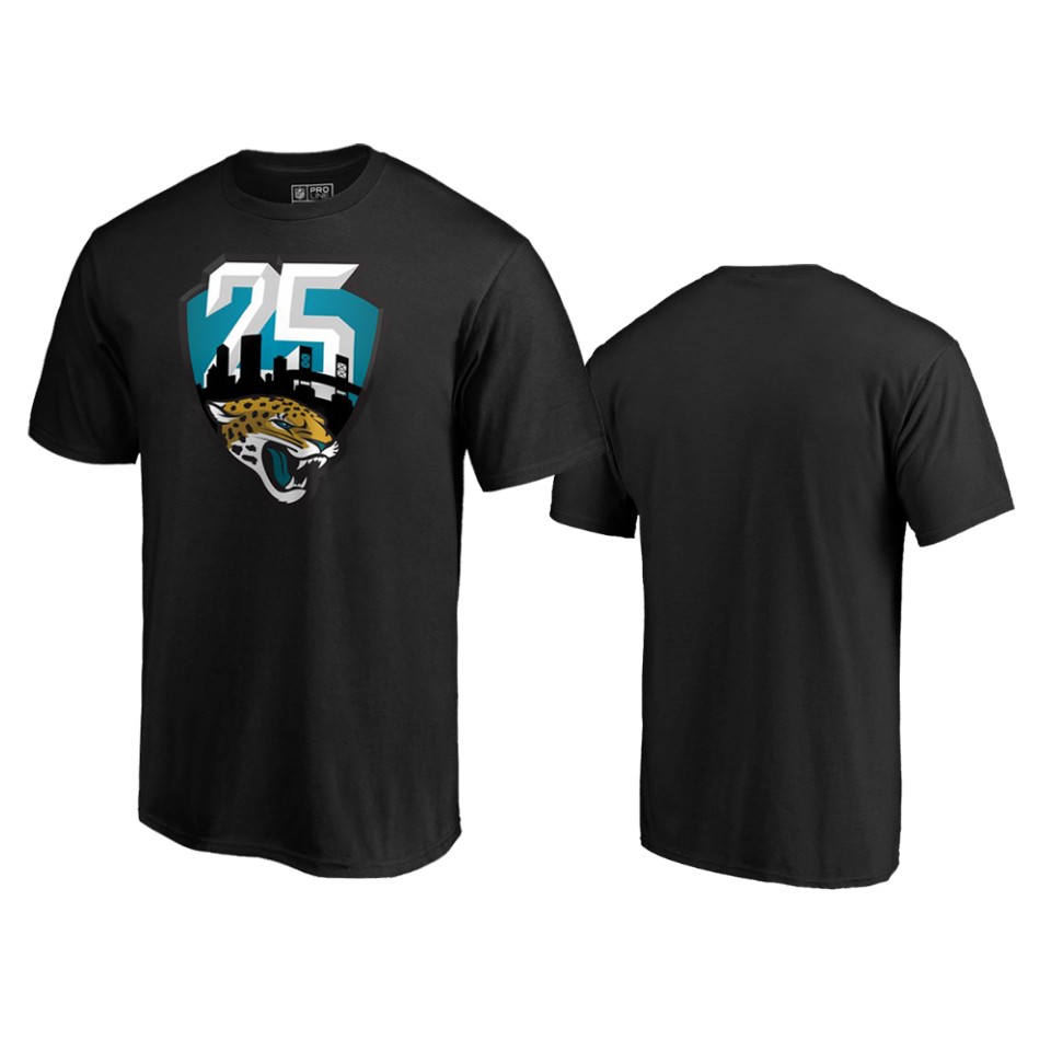 men's jaguars black 25th season t shirt