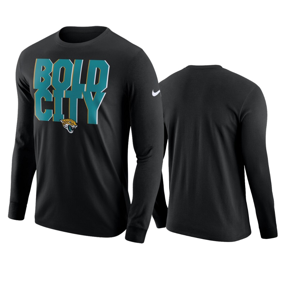 men's jaguars black sideline local lockup performance t shirt
