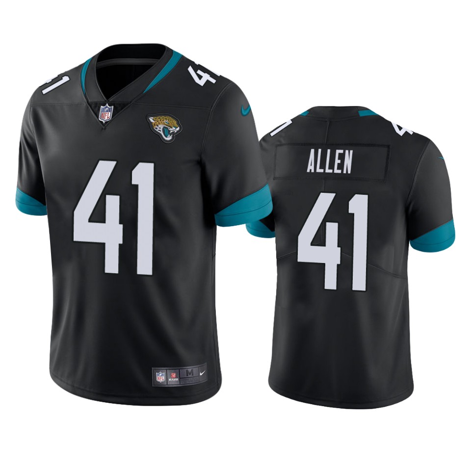 men's jaguars josh allen black vapor limited jersey