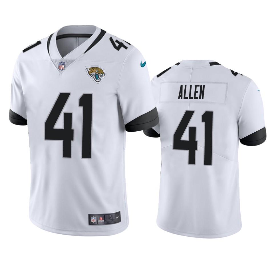 men's jaguars josh allen white vapor limited jersey