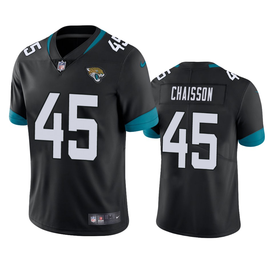 men's jaguars k'lavon chaisson black vapor limited jersey