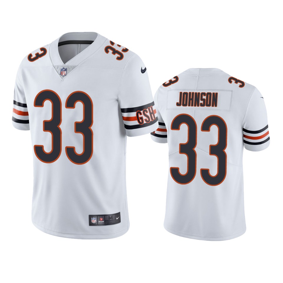 men's jaylon johnson bears white vapor jersey