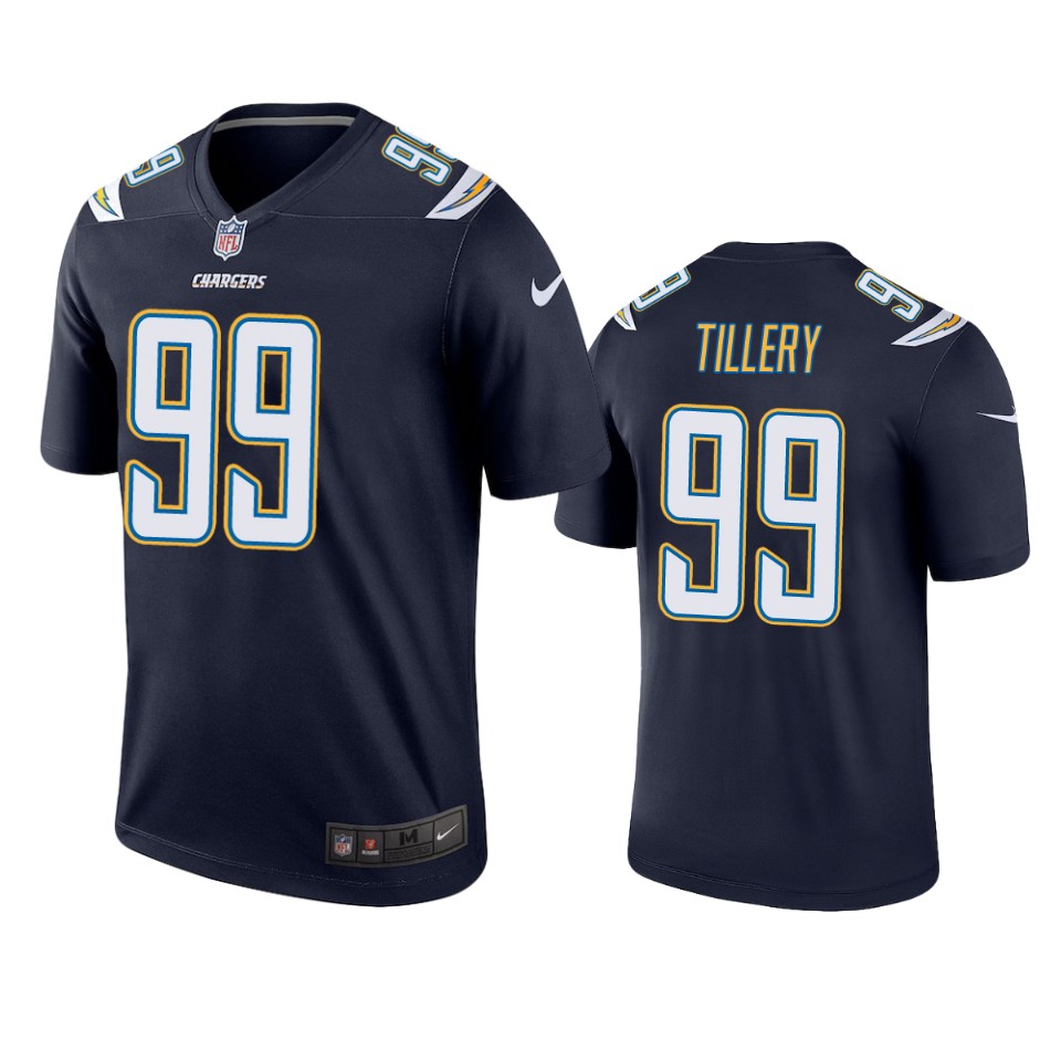 men's jerry tillery chargers navy legend jersey