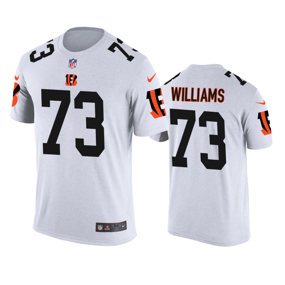 men's jonah williams bengals white color rush t shirt