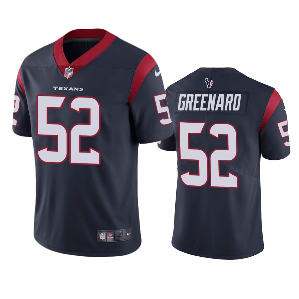 men's jonathan greenard texans navy vapor jersey