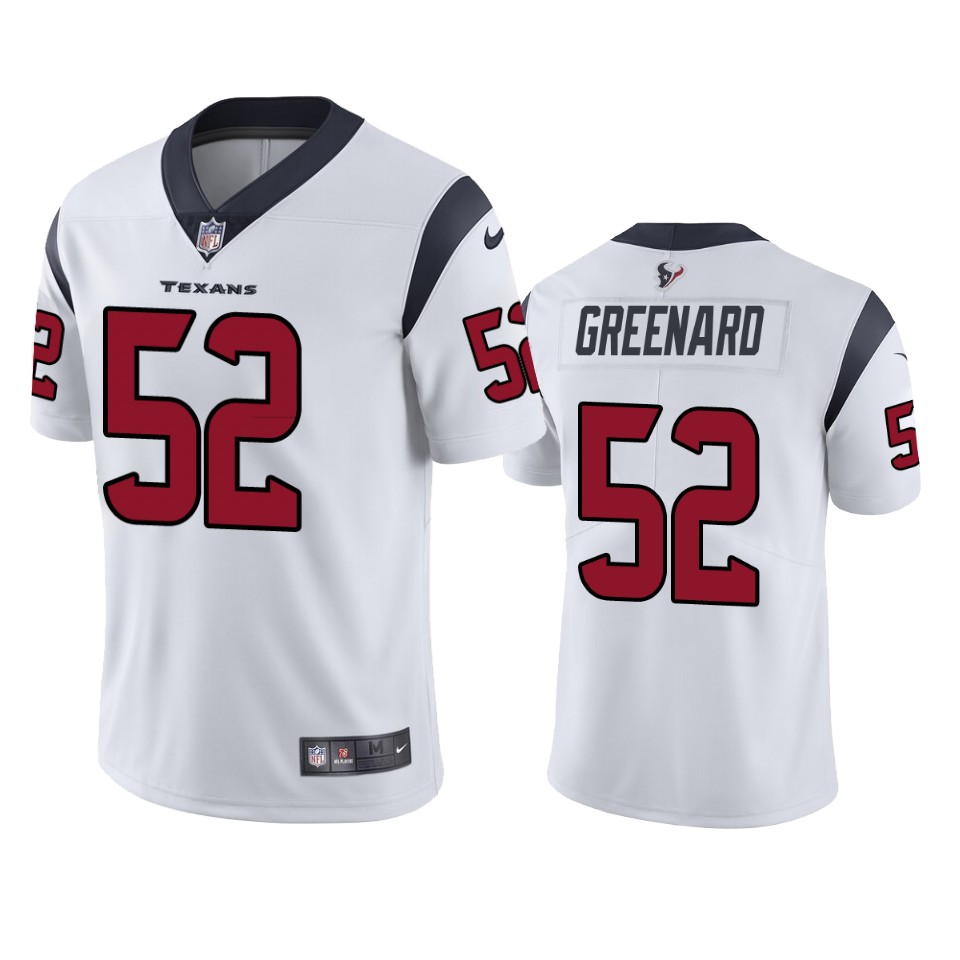 men's jonathan greenard texans white vapor jersey