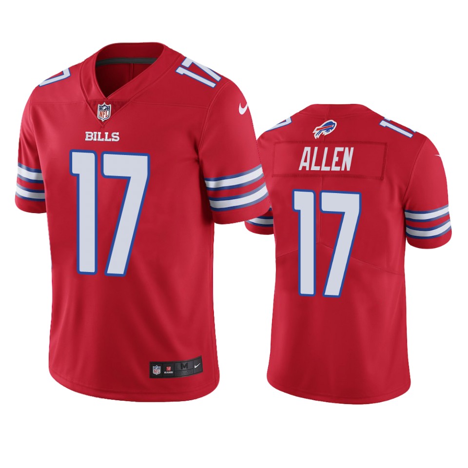 men's josh allen bills red vapor jersey