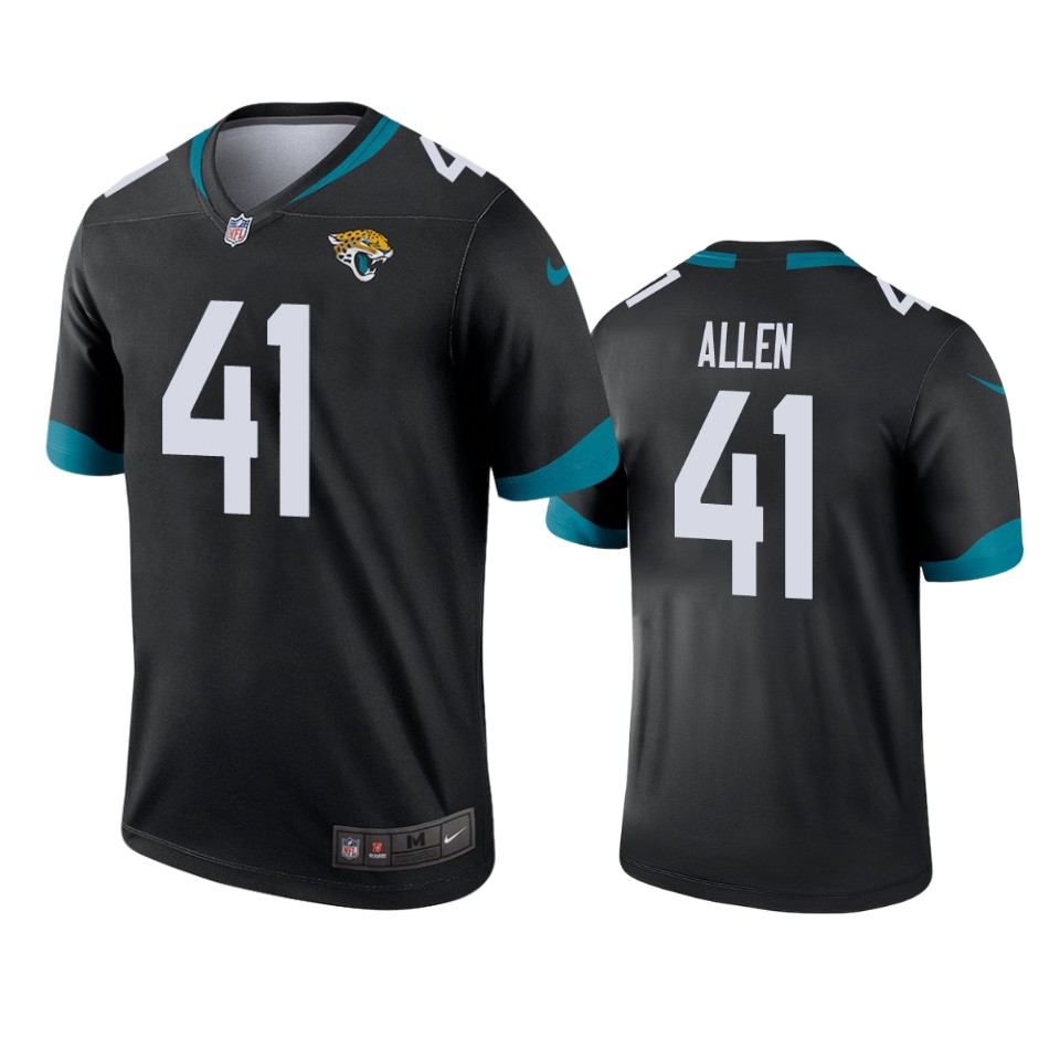men's josh allen jaguars black legend jersey