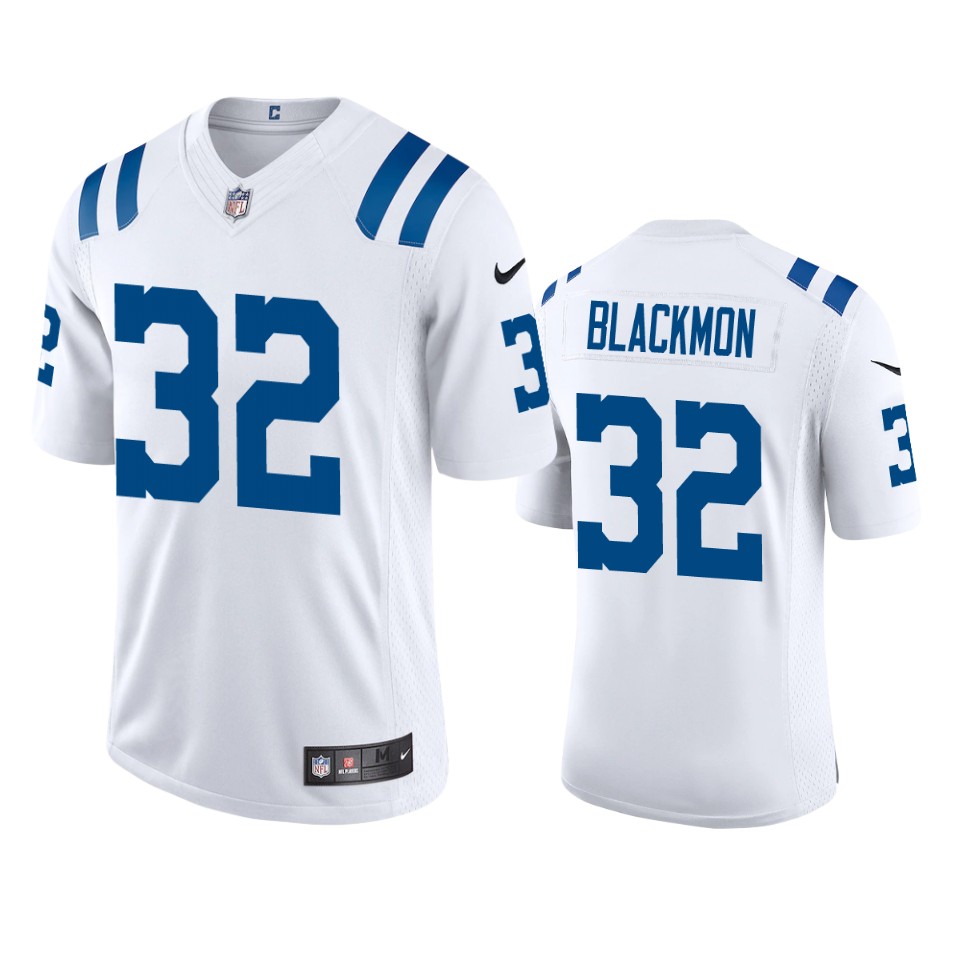 men's julian blackmon colts white vapor jersey