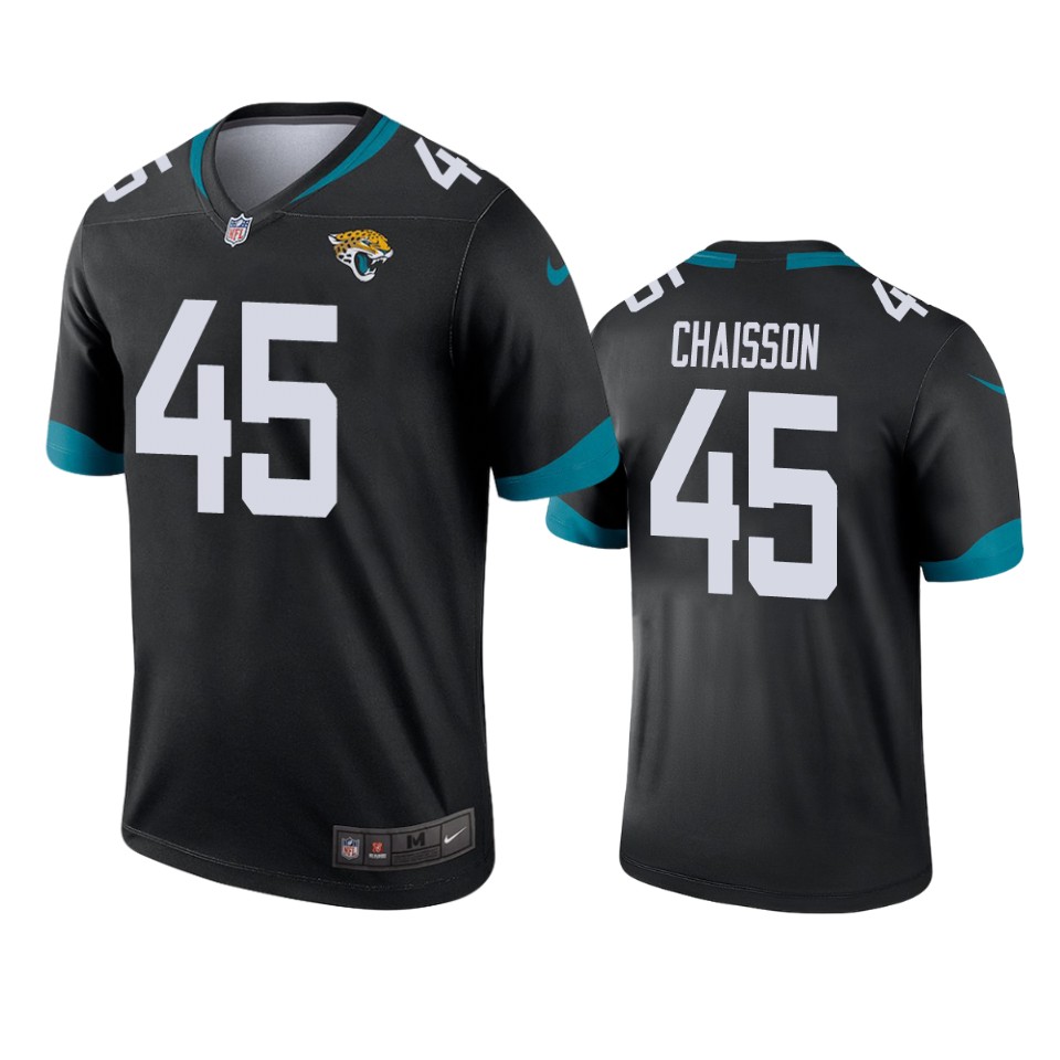 men's k'lavon chaisson jaguars black legend jersey
