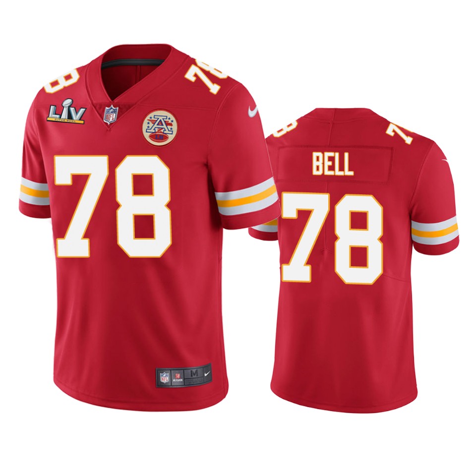 men's kansas city chiefs bobby bell red super bowl lv vapor limited jersey