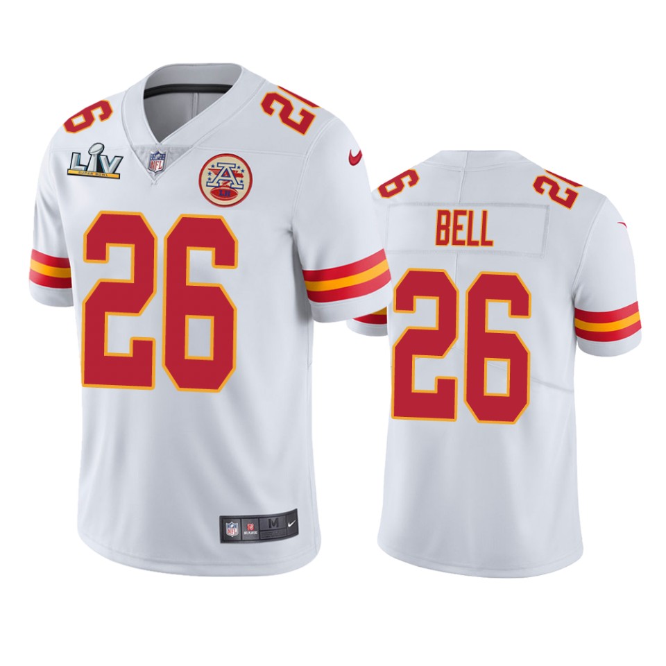 men's kansas city chiefs bobby bell white super bowl lv vapor limited jersey