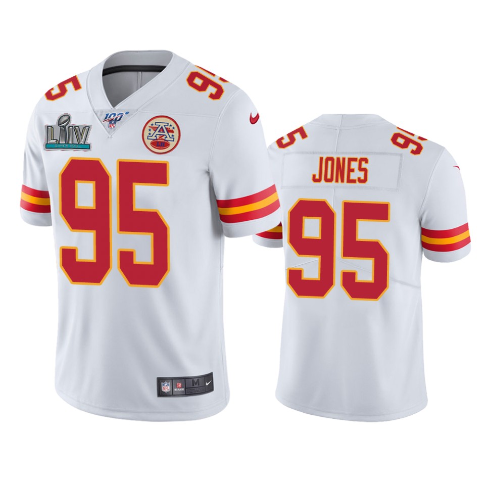 men's kansas city chiefs chris jones white super bowl liv vapor limited jersey