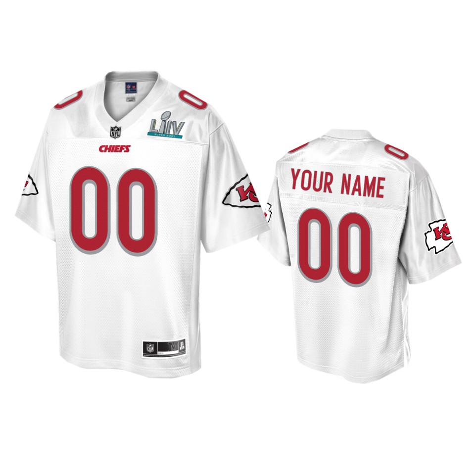 men's kansas city chiefs custom white super bowl liv champions jersey