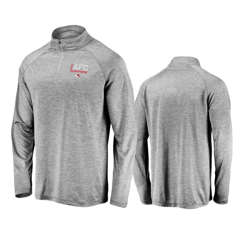 men's kansas city chiefs gray 2019 afc champions third down jacket