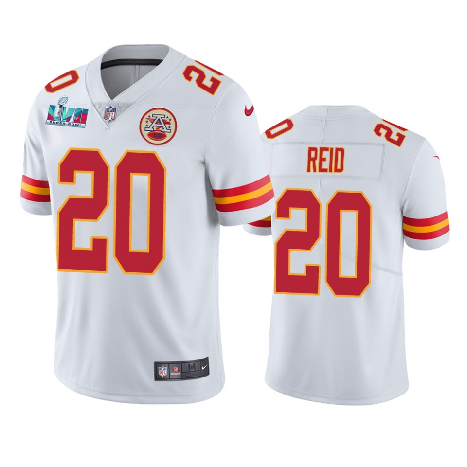 men's kansas city chiefs justin reid white super bowl lvii vapor limited jersey