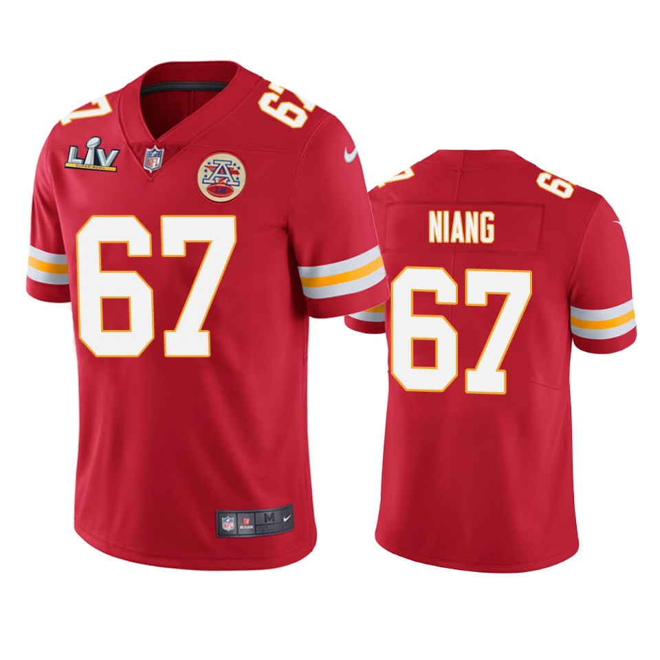 men's kansas city chiefs lucas niang red super bowl lv vapor limited jersey
