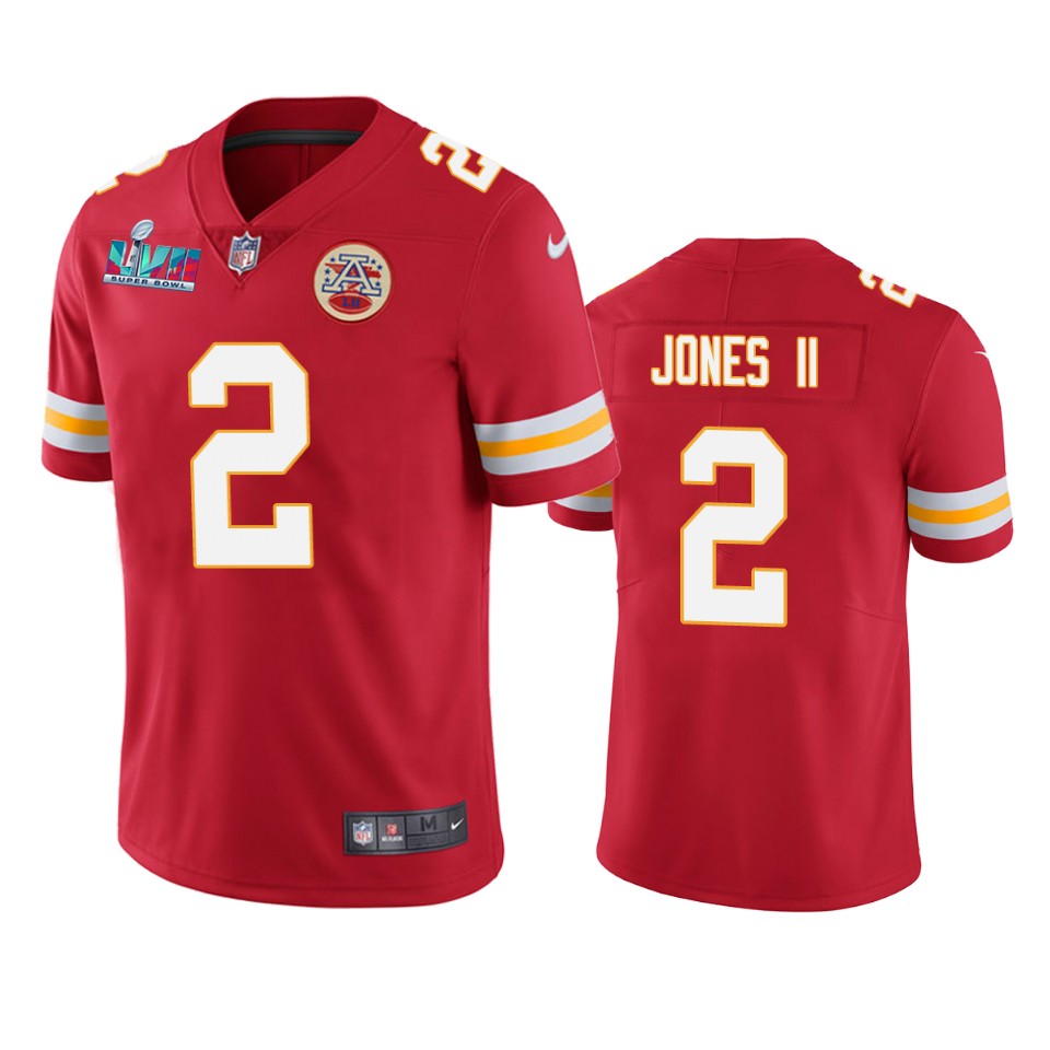 men's kansas city chiefs ronald jones ii red super bowl lvii vapor limited jersey