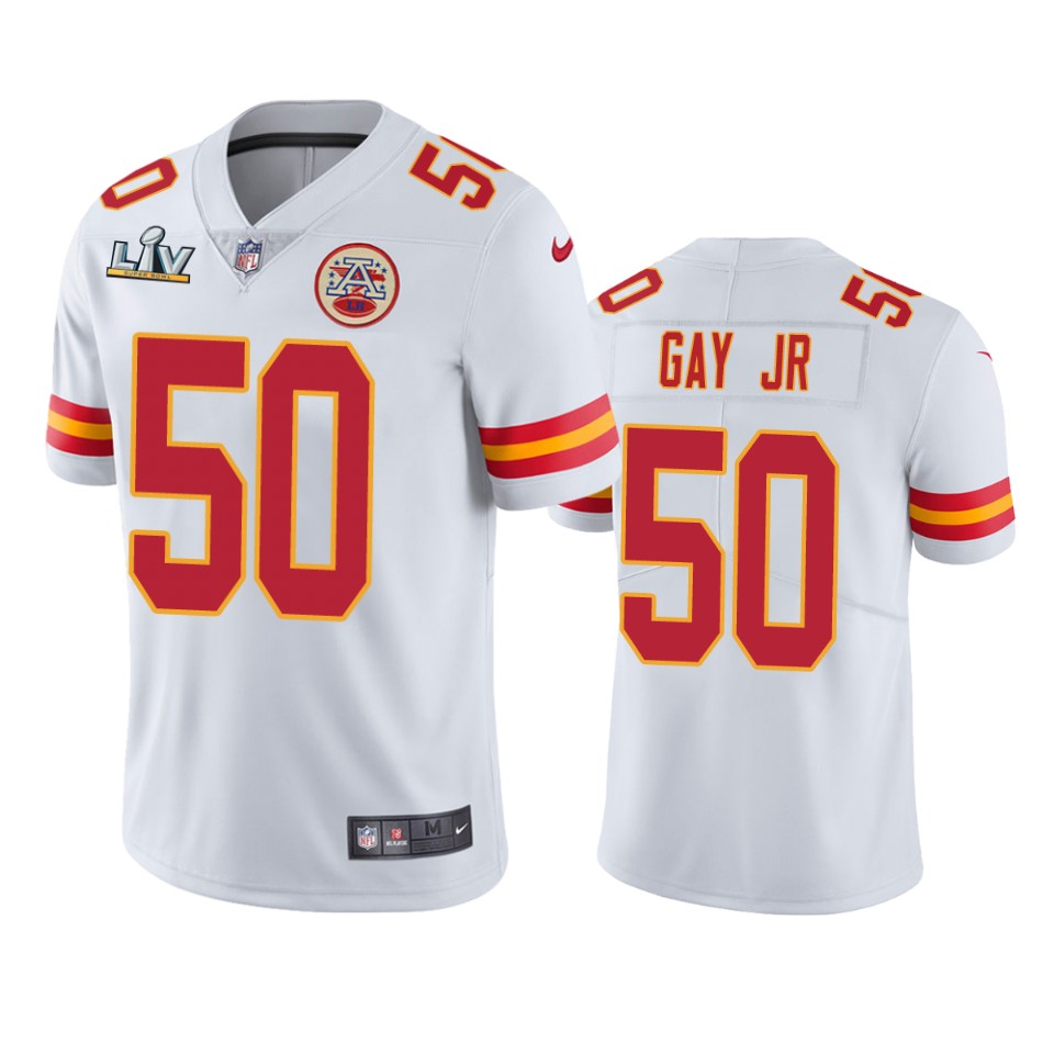 men's kansas city chiefs willie gay jr. white super bowl lv vapor limited jersey