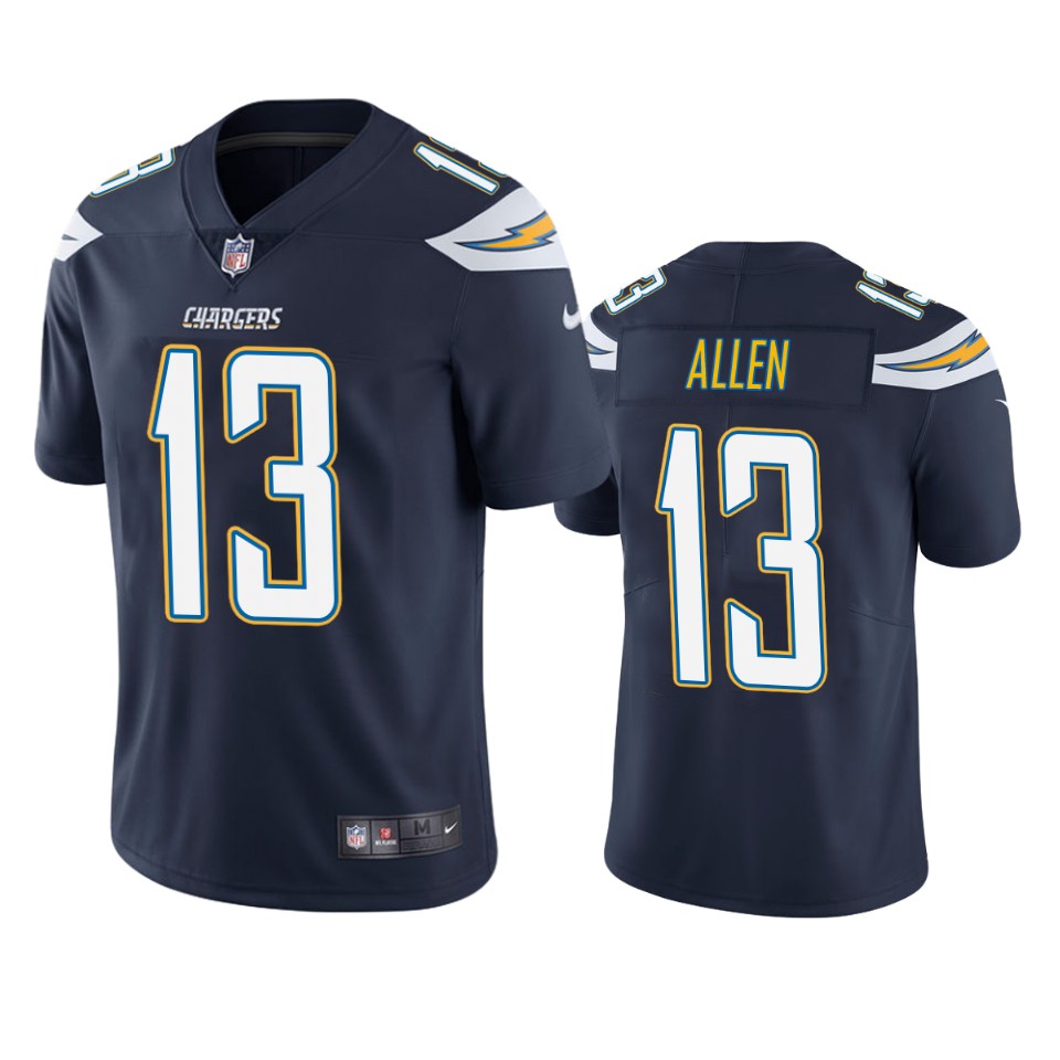 men's keenan allen chargers navy vapor jersey