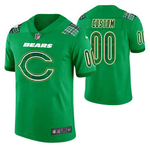 men's-kelly-green-st.-patrick's-day-bears-custom-jersey