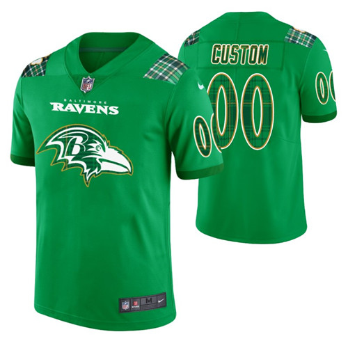 men's-kelly-green-st.-patrick's-day-ravens-custom-jersey