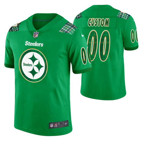 men's-kelly-green-st.-patrick's-day-steelers-custom-jersey