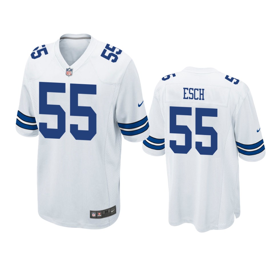men's leighton vander esch cowboys white game jersey