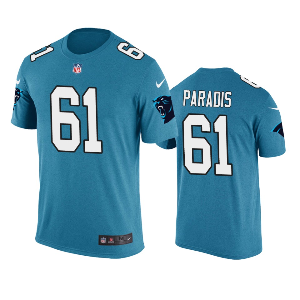 men's matt paradis panthers blue color rush t shirt